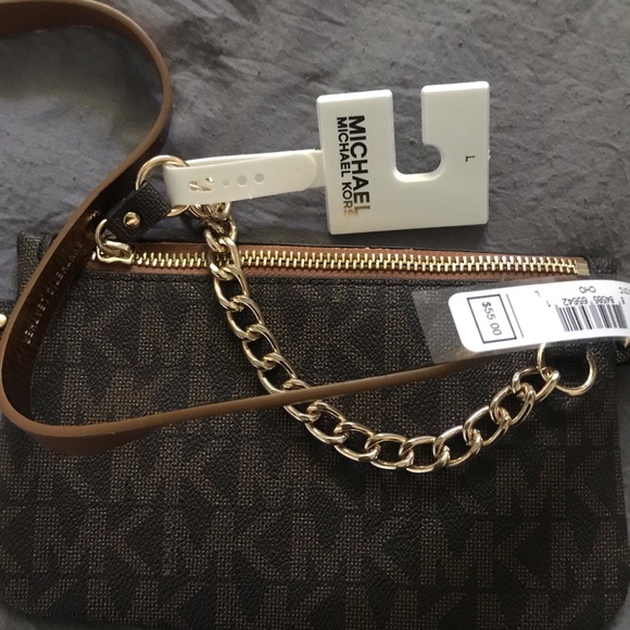 NWT Michael Kor chain belt bag (Fanny) - Picture 3 of 5